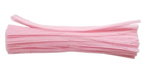 Druciki kreatywne florystyczne 30cm 50szt - jasnoróżowe pastelowe