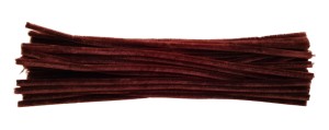Druciki kreatywne, florystyczne 30 cm 50 sztuk - brązowe