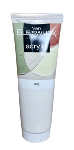 Farba akrylowa Van Bleiswijck 250ml - ivory, kość słoniowa