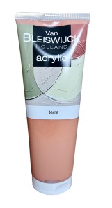 Farba akrylowa Van Bleiswijck 250ml - brązowy, terra