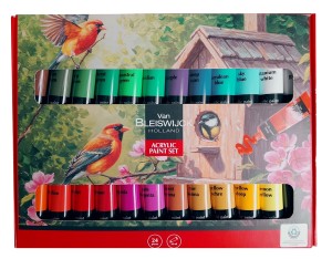 Farby akrylowe 24x36ml Van Bleiswijck