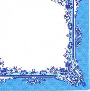 Serwetka decoupage 33x33 cm - wzorek, wzorki