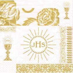 Serwetka decoupage 33x33 cm - Komunia Św