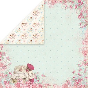 Papier dwustronny do scrapbookingu 30x30cm - Shabby Baby 03