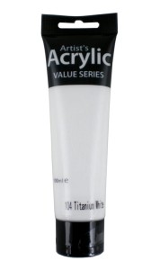 Farba akrylowa Phoenix 100ml - biała, Titanium White