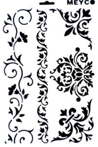 Szablon A4  -wzorki, wzorek, bordery, dekory, ozdoby