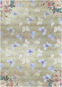 Papier JOY Crafts A4 do scrapbookingu - Flower symphony