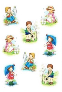 Naklejki, stickersy dzieci - 3 arkusze