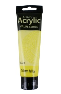 Farba akrylowa Phoenix 215 100ml - żółta cytrynowa, Lemon Yellow Hue