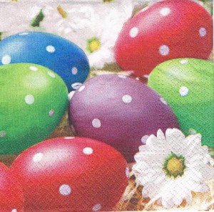 Serwetka decoupage 33x33 cm - pisanki