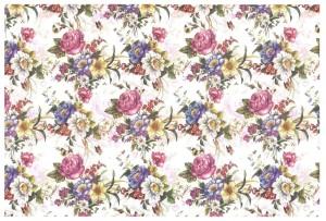 Papier klasyczny A4 do decoupage - kwiaty